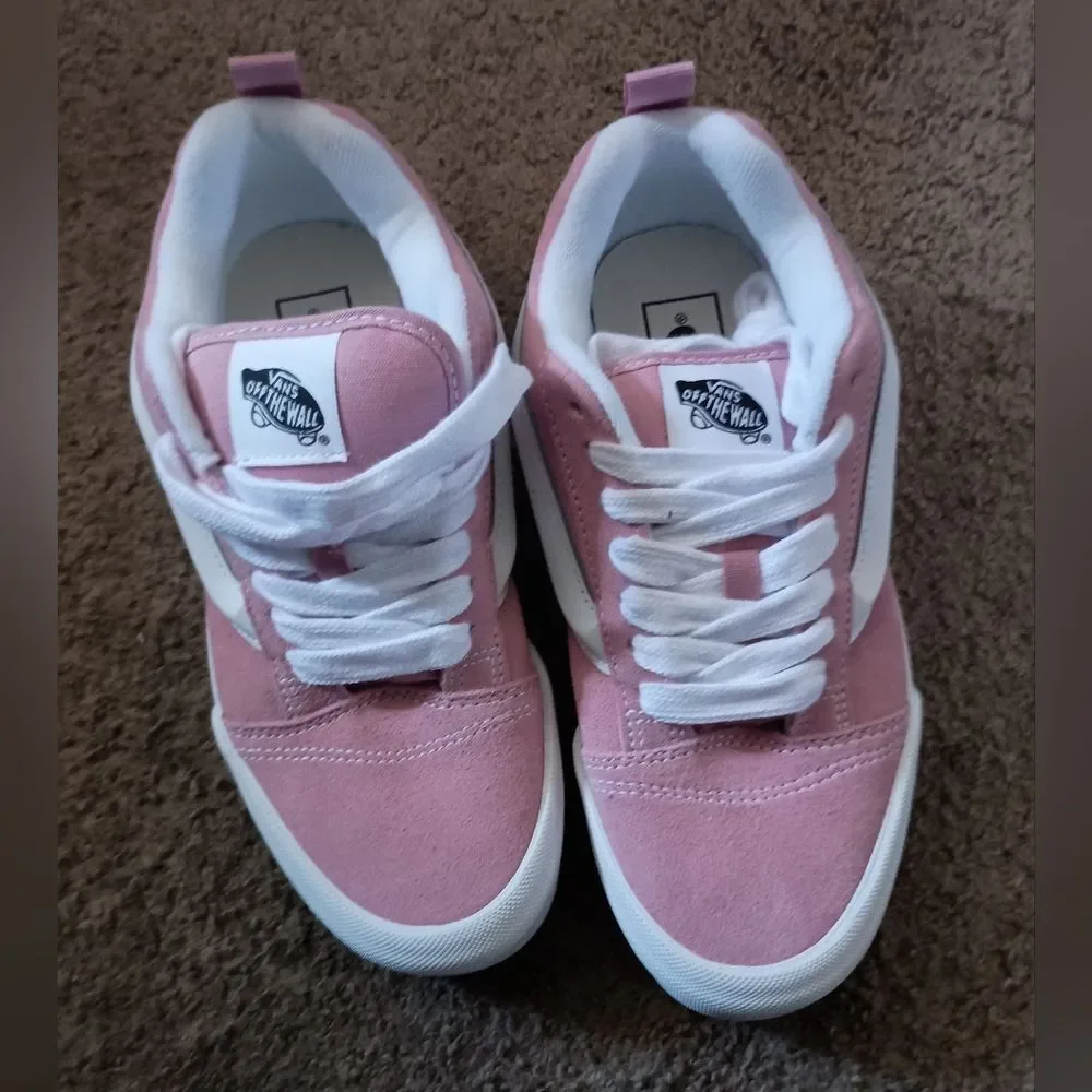 Vans Knu Skool Pink White BRAND NEW IN BOX NO LID.